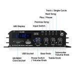 Bluetooth 2.1 Channel Audio Amplifier with Remote