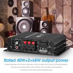 Bluetooth 2.1 Channel Audio Amplifier with Remote
