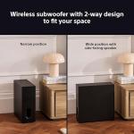 Sony BRAVIA 100W Wireless Subwoofer - Deep Bass