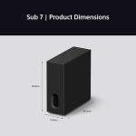 Sony BRAVIA 100W Wireless Subwoofer - Deep Bass