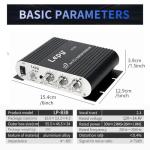 XRLUC 12V Mini Amplifier with Bass Subwoofer