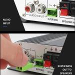 XRLUC 12V Mini Amplifier with Bass Subwoofer