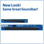 onn. 2.1 Soundbar System with 2 Speakers and Built-in Subwoofer, 36"