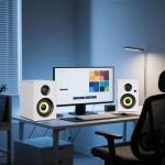 Sanyun SW206 80W Dual-Mode Bookshelf Speakers