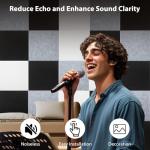12 Pack Self-Adhesive Soundproofing Foam Panels