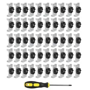 Vidao Sound Isolation Clips - 50 Pack for Walls