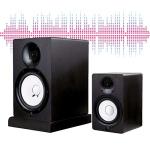 High-Density Acoustic Foam Speaker Isolation Pads