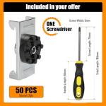 Vidao Sound Isolation Clips - 50 Pack for Walls