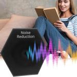 18-Pack Hexagon Acoustic Panels for Soundproofing