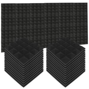 24 Pack Noise Absorption Acoustic Foam Panels