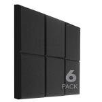 JBER 6-Pack Soundproof Studio Foam Panels