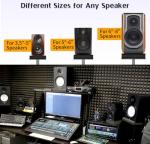 Studio Monitor Isolation Pads for 3-5 Inch Speakers
