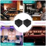 24 Pack Noise Absorption Acoustic Foam Panels