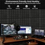 24 Pack Noise Absorption Acoustic Foam Panels