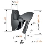 Vogel's VLB 500 Adjustable Speaker Wall Bracket Set