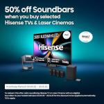 Hisense AX3120Q 3.1.2 Channel Soundbar with Subwoofer