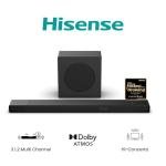 Hisense AX3120Q 3.1.2 Channel Soundbar with Subwoofer