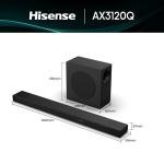 Hisense AX3120Q 3.1.2 Channel Soundbar with Subwoofer