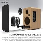 Wooden Bookshelf Hi-Fi Speakers with Bluetooth