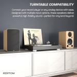 Wooden Bookshelf Hi-Fi Speakers with Bluetooth