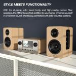 AZATOM Equinox M3 Bluetooth 2.0 Bookshelf Speakers