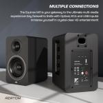 AZATOM Equinox M3 Bluetooth Bookshelf Speakers, 60W