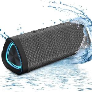 Portable Waterproof Bluetooth Speaker with Stereo Sound