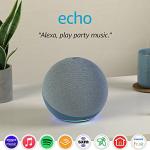 Echo with premium sound and Alexa | Blue