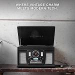 Bluetooth Record Player & Multimedia Center with Speakers