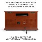 Bluetooth Record Player & Multimedia Center with Speakers
