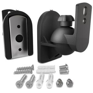 Adjustable Tilt Swivel Speaker Wall Mount for Surround Sound
