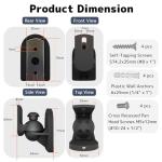 Adjustable Tilt Swivel Speaker Wall Mount for Surround Sound