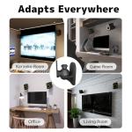 Adjustable Tilt Swivel Speaker Wall Mount for Surround Sound
