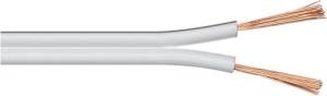 Electrosmart 20m White Speaker Cable for Audio
