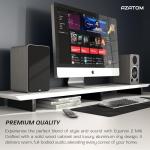 AZATOM EB100 Bookshelf Speakers, Bluetooth, Wired, Wooden Enclosure