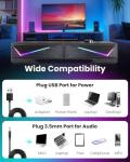 TONE JOY 2-in-1 RGB Desktop Gaming Speakers