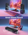 TONE JOY 2-in-1 RGB Desktop Gaming Speakers