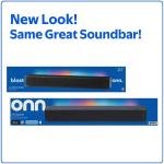 onn. 2.0 LED Soundbar with 2 Speakers, 20"