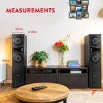 Fenton Tower Speakers with Hi-Fi Stereo Sound