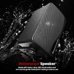 Outdoor Weatherproof Mini Box Speakers - Black (2 pcs)