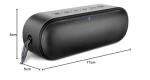 LENRUE Bluetooth Speaker with Enhanced Bass, Waterproof & Portable