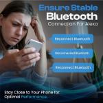 Mini Waterproof Bluetooth Speaker with Alexa Built-In