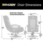 BraZen Pride 2.1 Console Bluetooth Gaming Chair