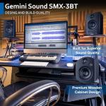 Gemini SMX-3BT 100W Bluetooth Bookshelf Speakers