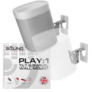 Sonos Play:1 Wall Mount - White Pair, Swivel & Tilt