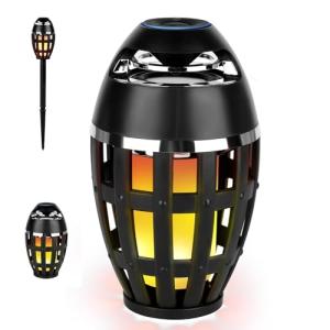 Bluetooth Flame Speaker with 360° Sound & Light