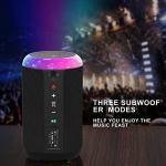 Portable Bluetooth Speaker with RGB Light & Rich Bass