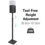 Adjustable Height Speaker Stands for Satellites (Pair)