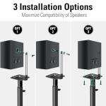 Adjustable Height Speaker Stands for Satellites (Pair)
