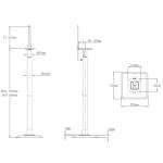 Adjustable Height Speaker Stands for Satellites (Pair)